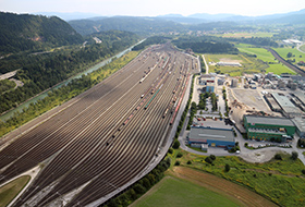 Industrijske in poslovne površine v logističnem centru »Austria Süd«